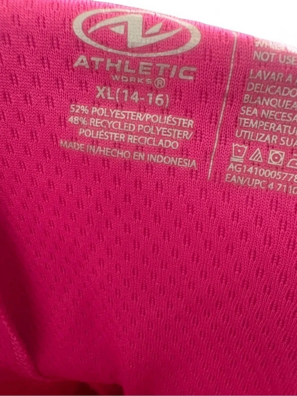 🩷$3 BUNDLED- Athletic Works Girls' Shorts - Hot Pink
